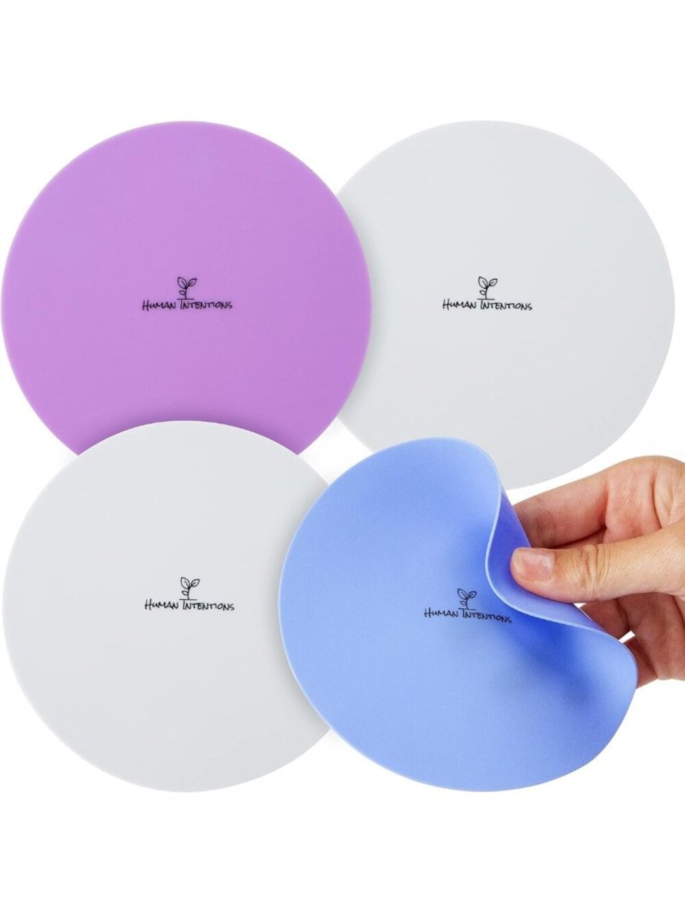 4PK Rubber Jar Opener Set - Easy Grip for Weak & Arthritic Hands - Non-Tear